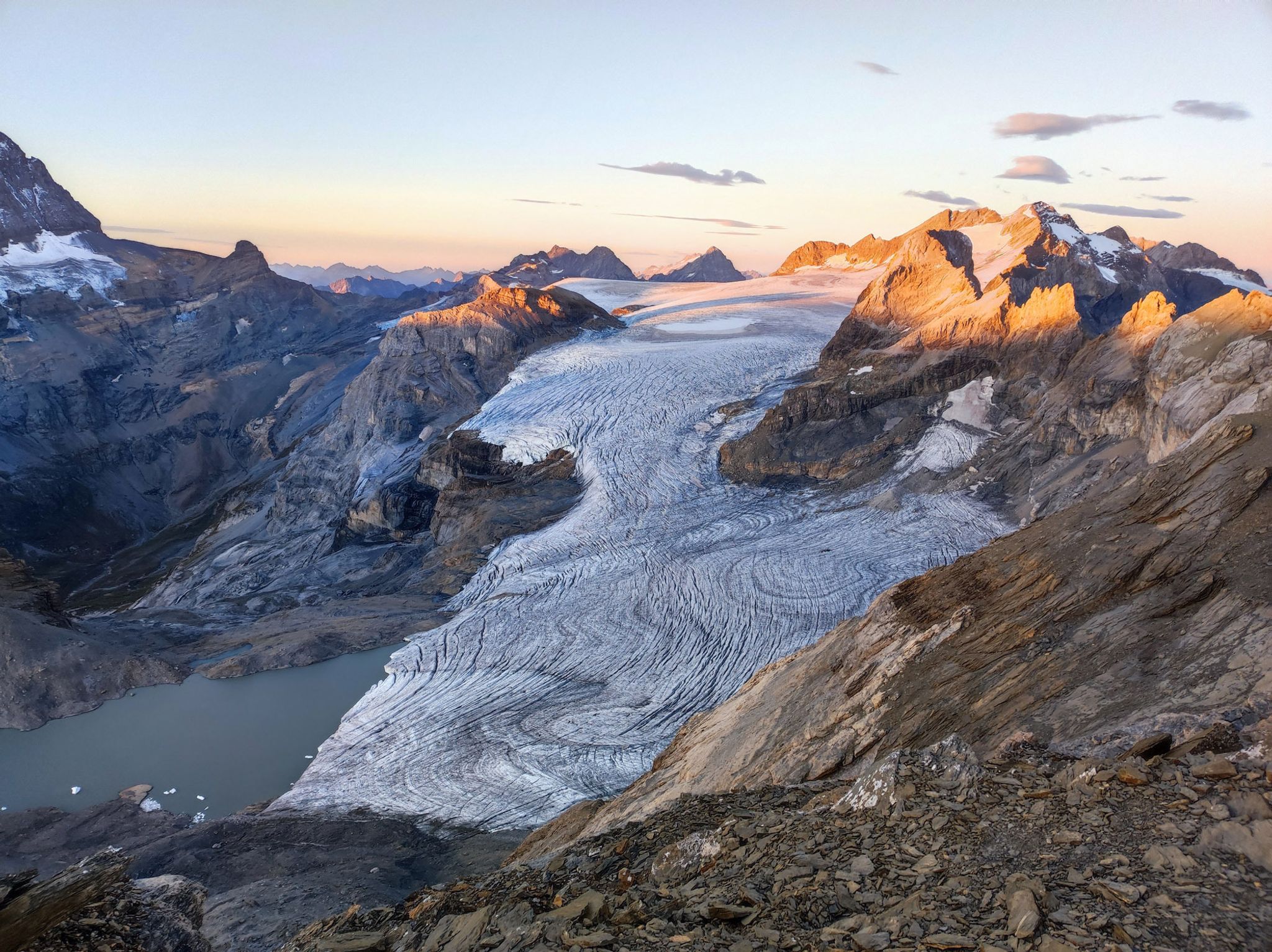 Gletscher Claridenfirn © Foto: Matthias Huss/Glamos Gletschermessnetz/Akademie der Naturwissenschaften Schweiz (SCNAT)/dpa
