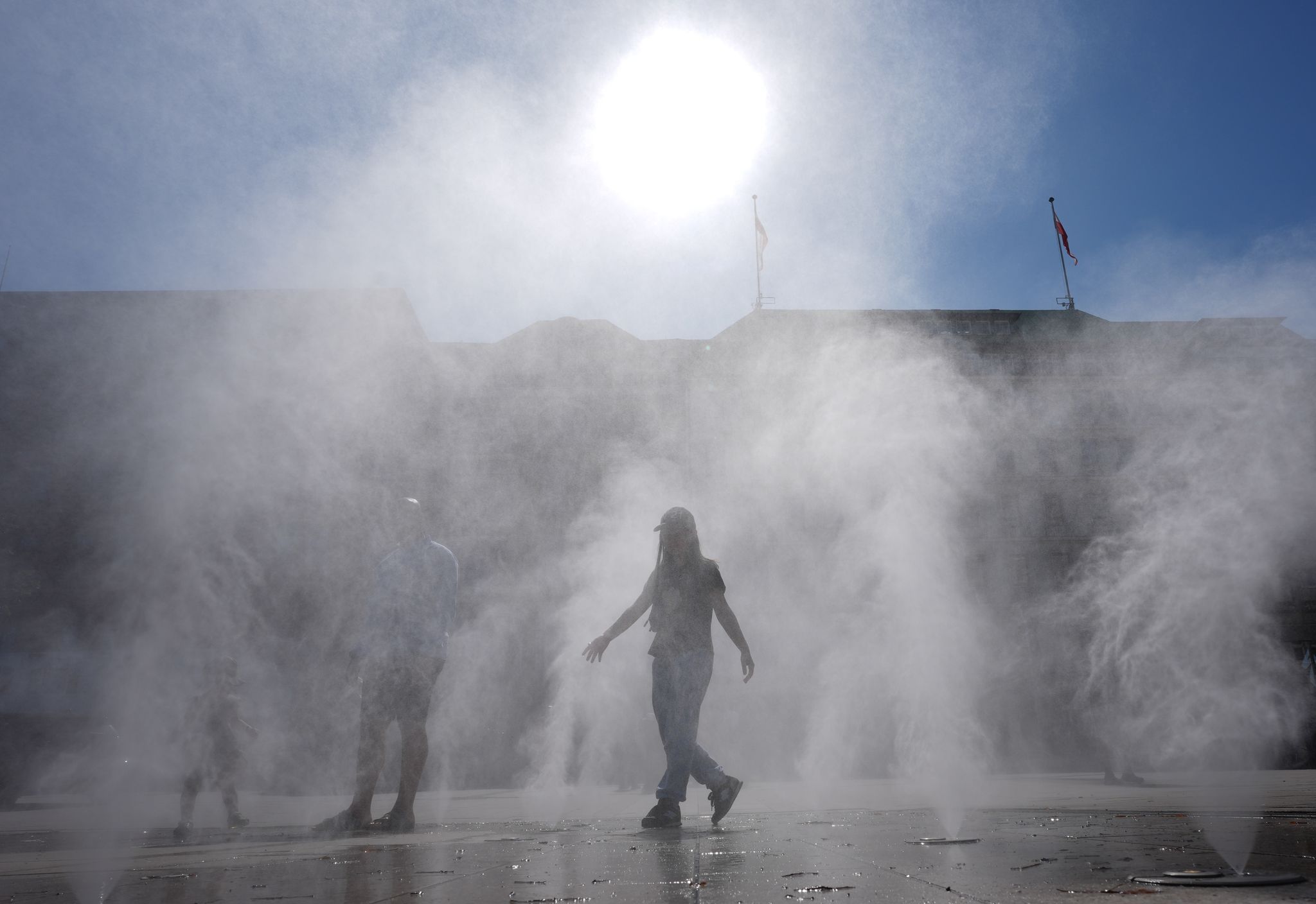 Sommerwetter - Hamburg © Foto: Marcus Brandt/dpa