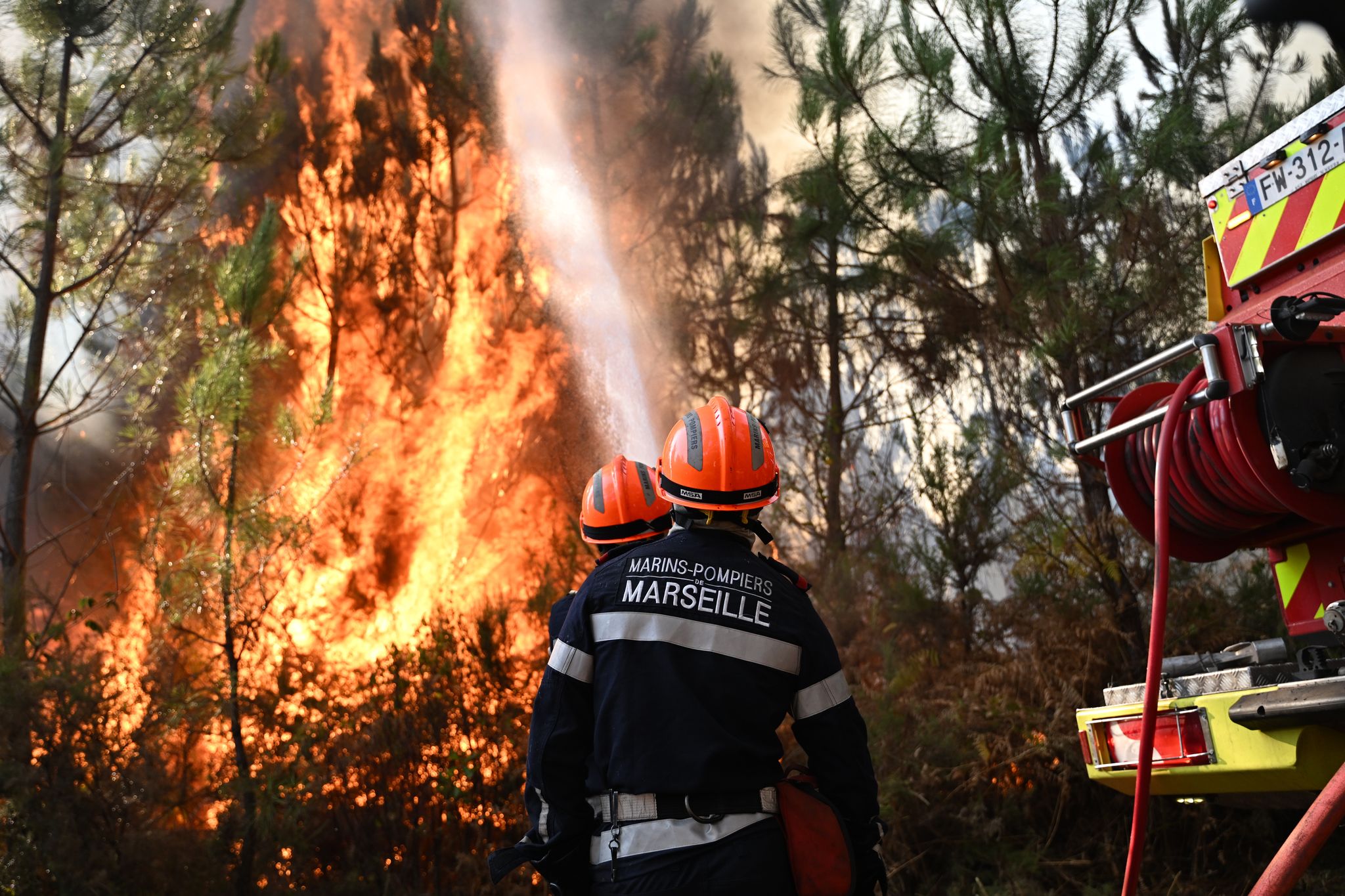 Waldbrände in Frankreich © Foto: Emma Da Silva/AP/dpa